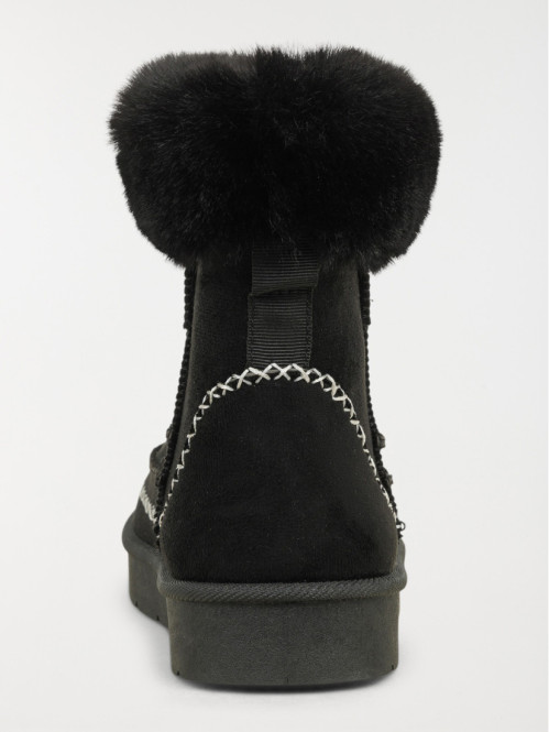 Boots coloris noir femme...