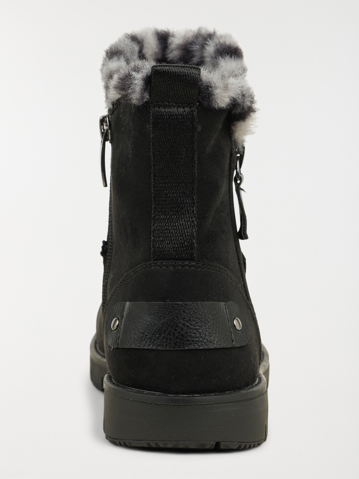 Bottines femme plates zippées (36-41)