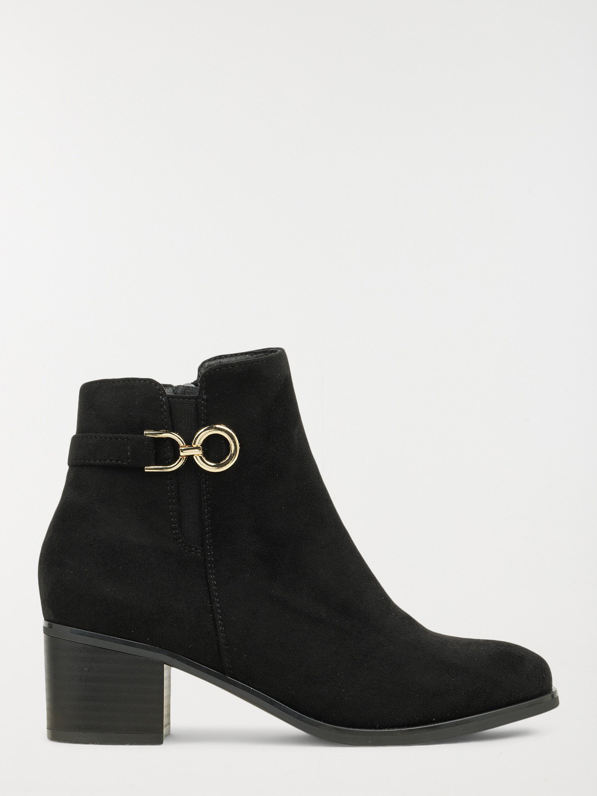 Bottines à talons noires femme (36-41)