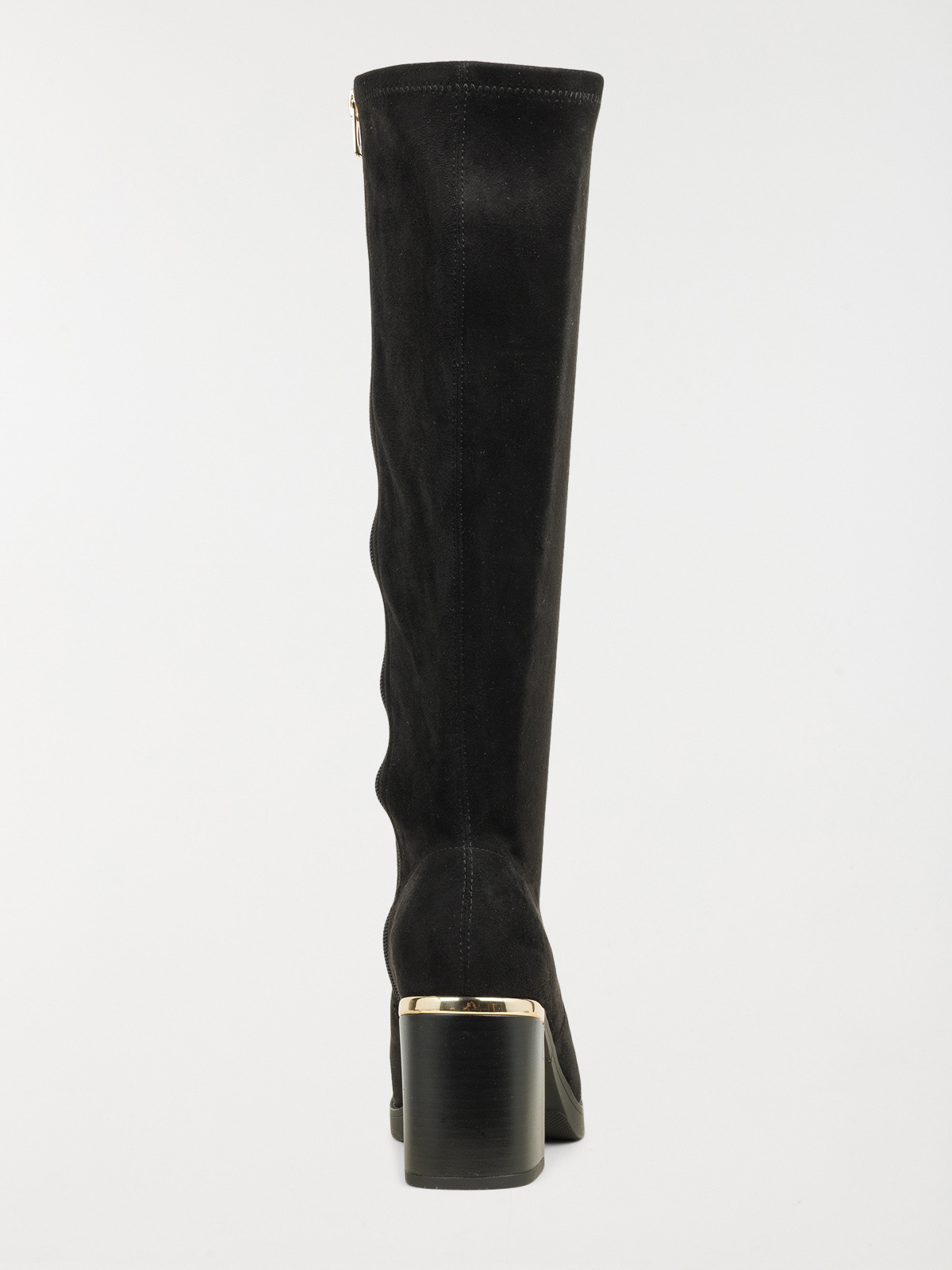 Bottes noires à talon haut femme (36-41)