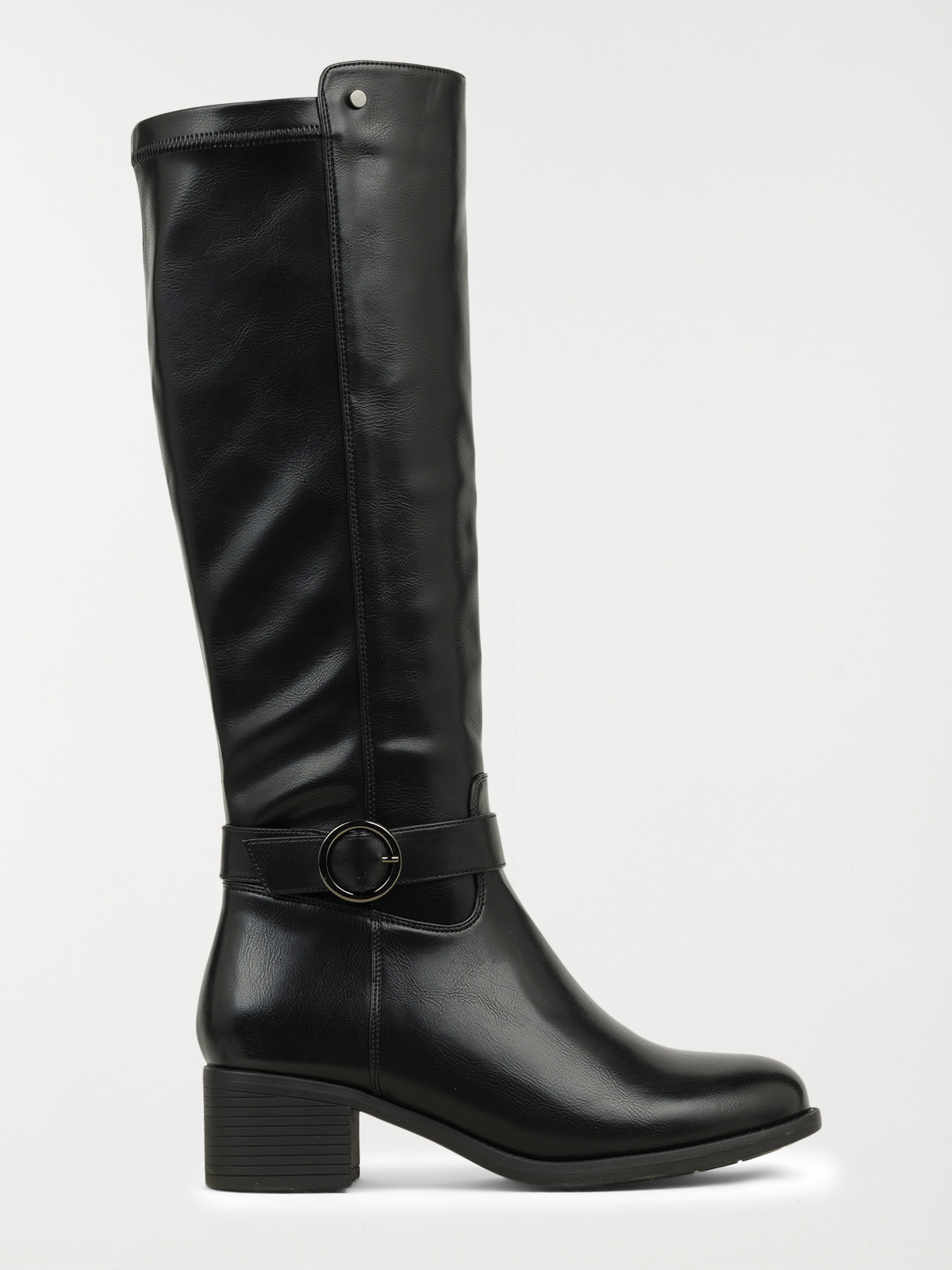 Bottes noires à talon femme (36-41)