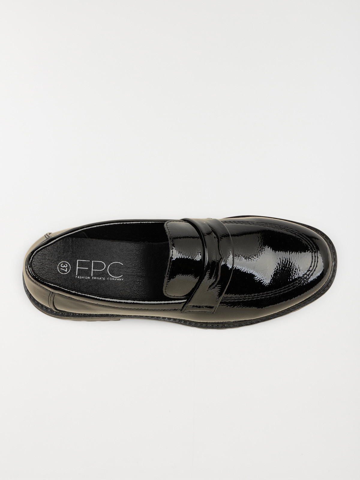 Mocassins vernis noirs femme 36 41