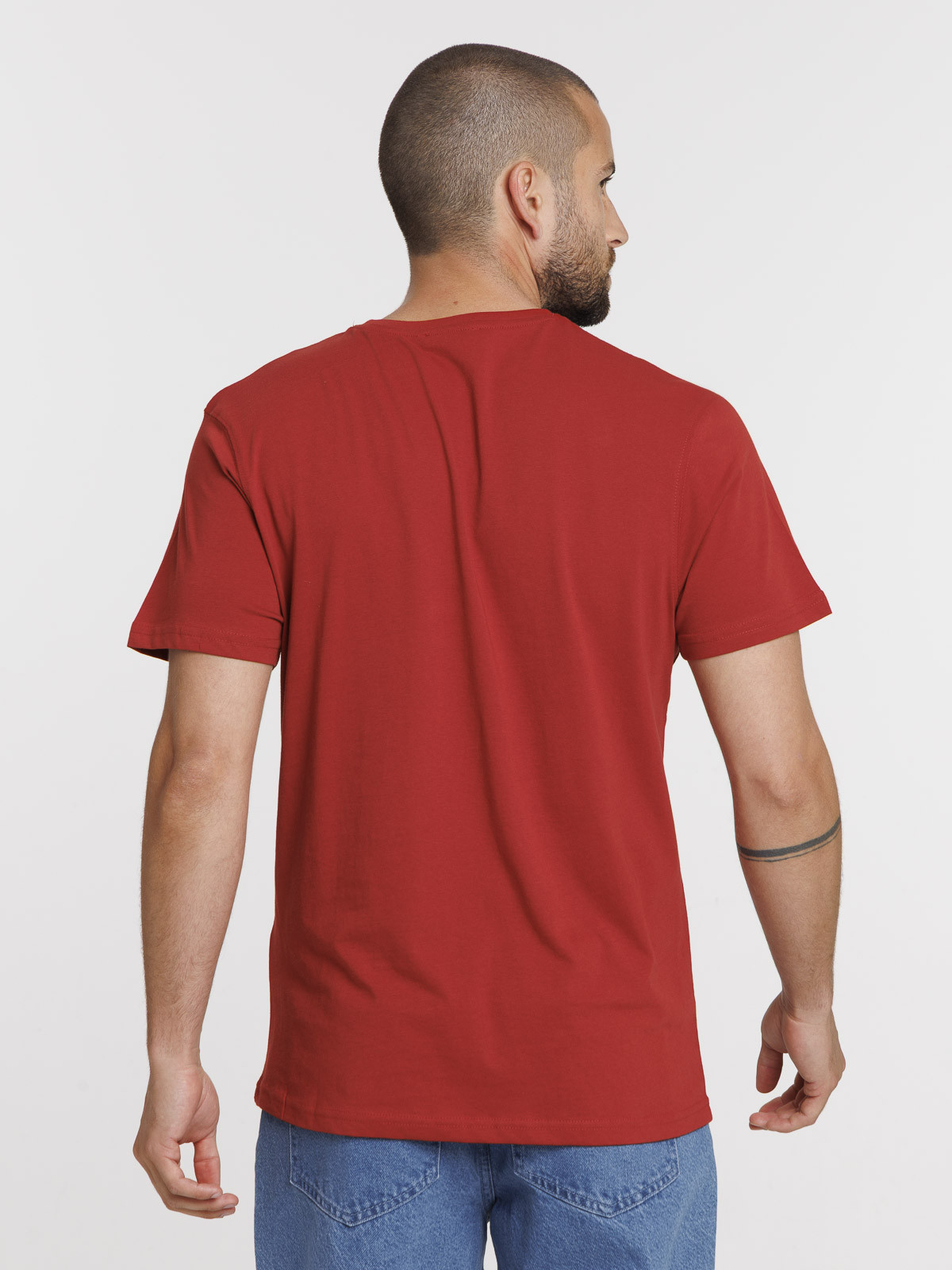 T-shirt basique col rond uni homme