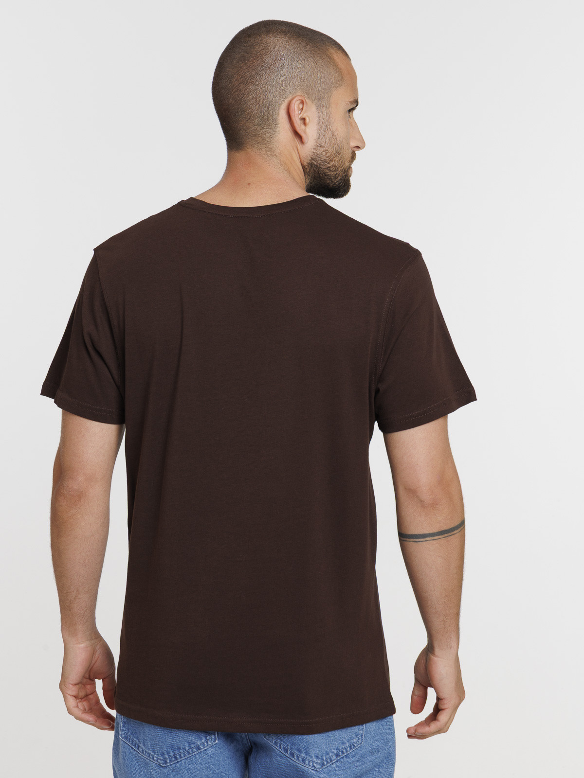 T-shirt basique col rond arabica homme
