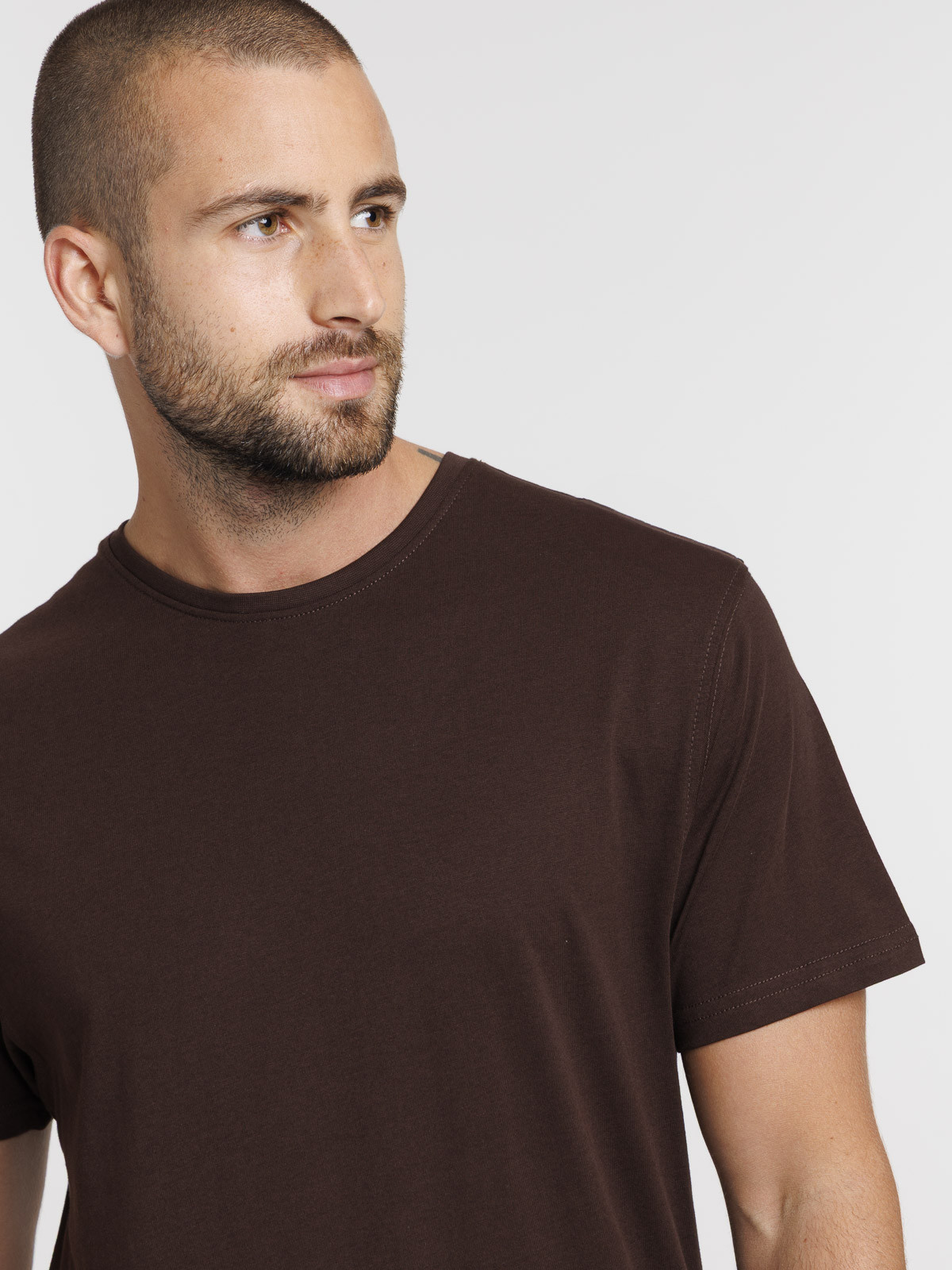 T-shirt basique col rond arabica homme