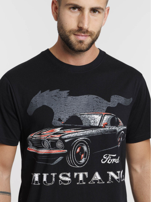 T-shirt noir Ford Mustang...
