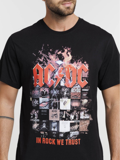Tee-shirt noir ACDC homme