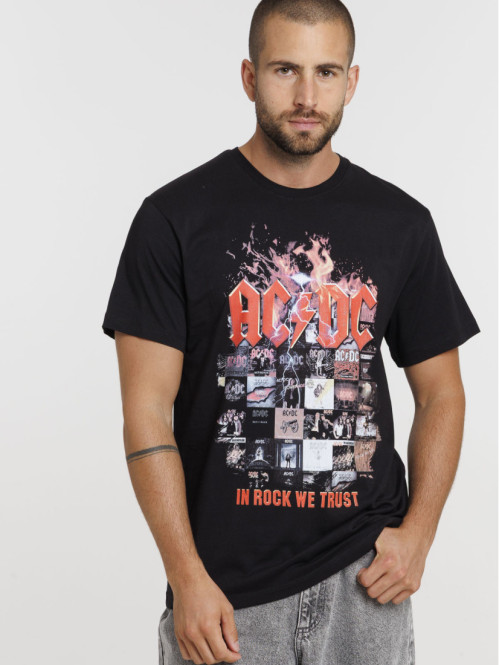 Tee-shirt noir ACDC homme
