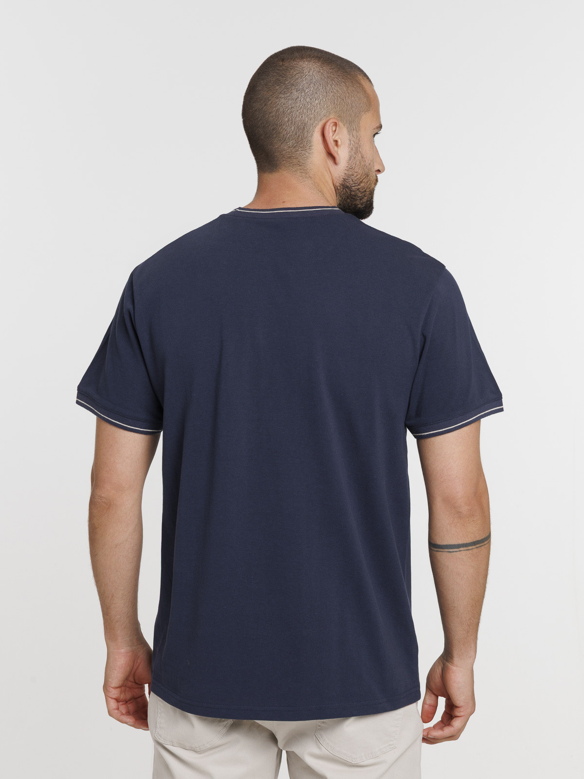 T-shirt détails contrastés homme