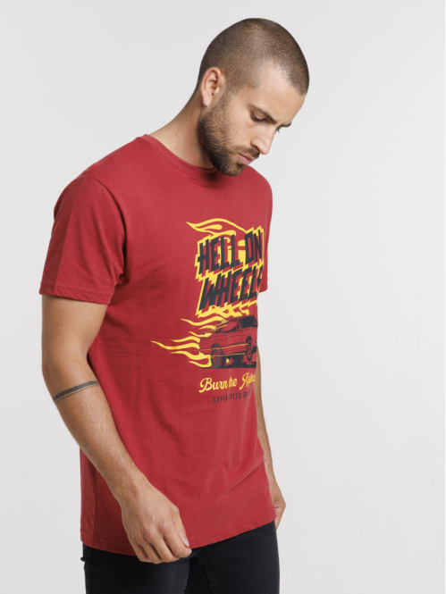 Tee-shirt imprimé voiture...