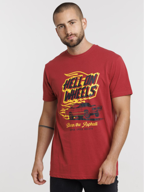 Tee-shirt imprimé voiture...