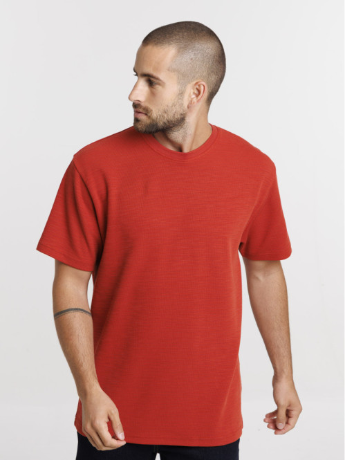 Tee-shirt uni col rond homme