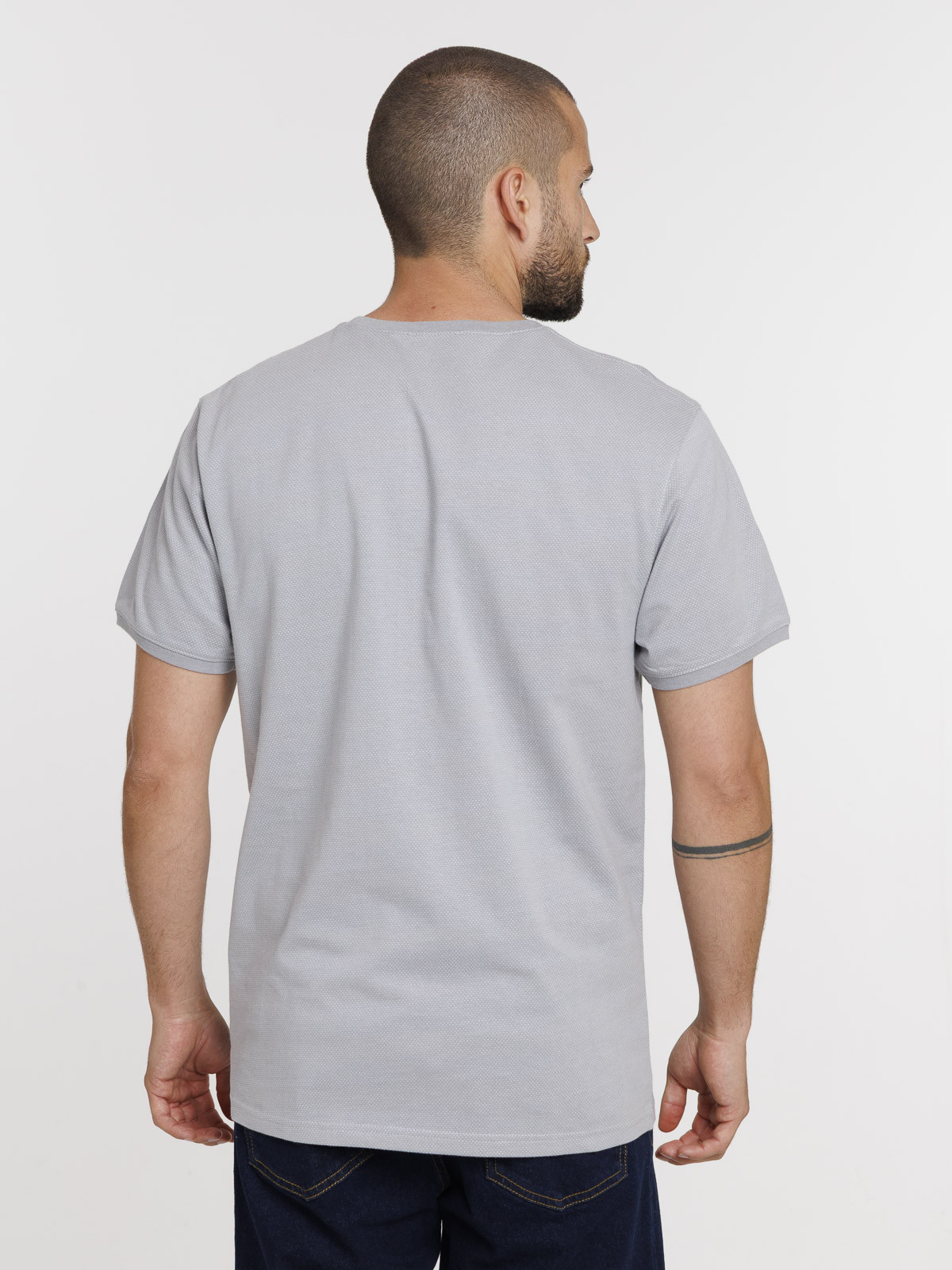 T-shirt en coton col rond homme T-shirt en coton col rond homme