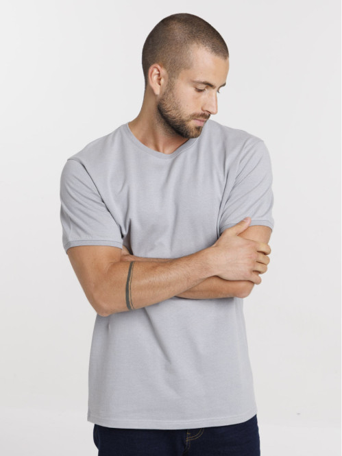 T-shirt en coton col rond...