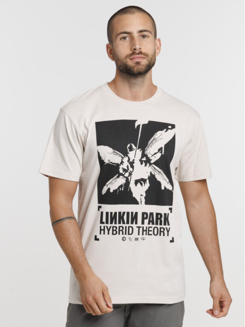 T-shirt LINKIN PARK beige clair homme