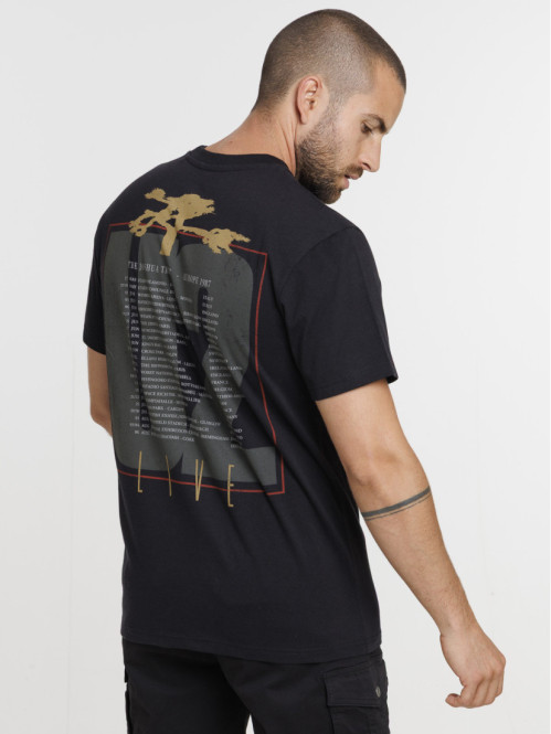 T-shirt U2 imprimé noir homme