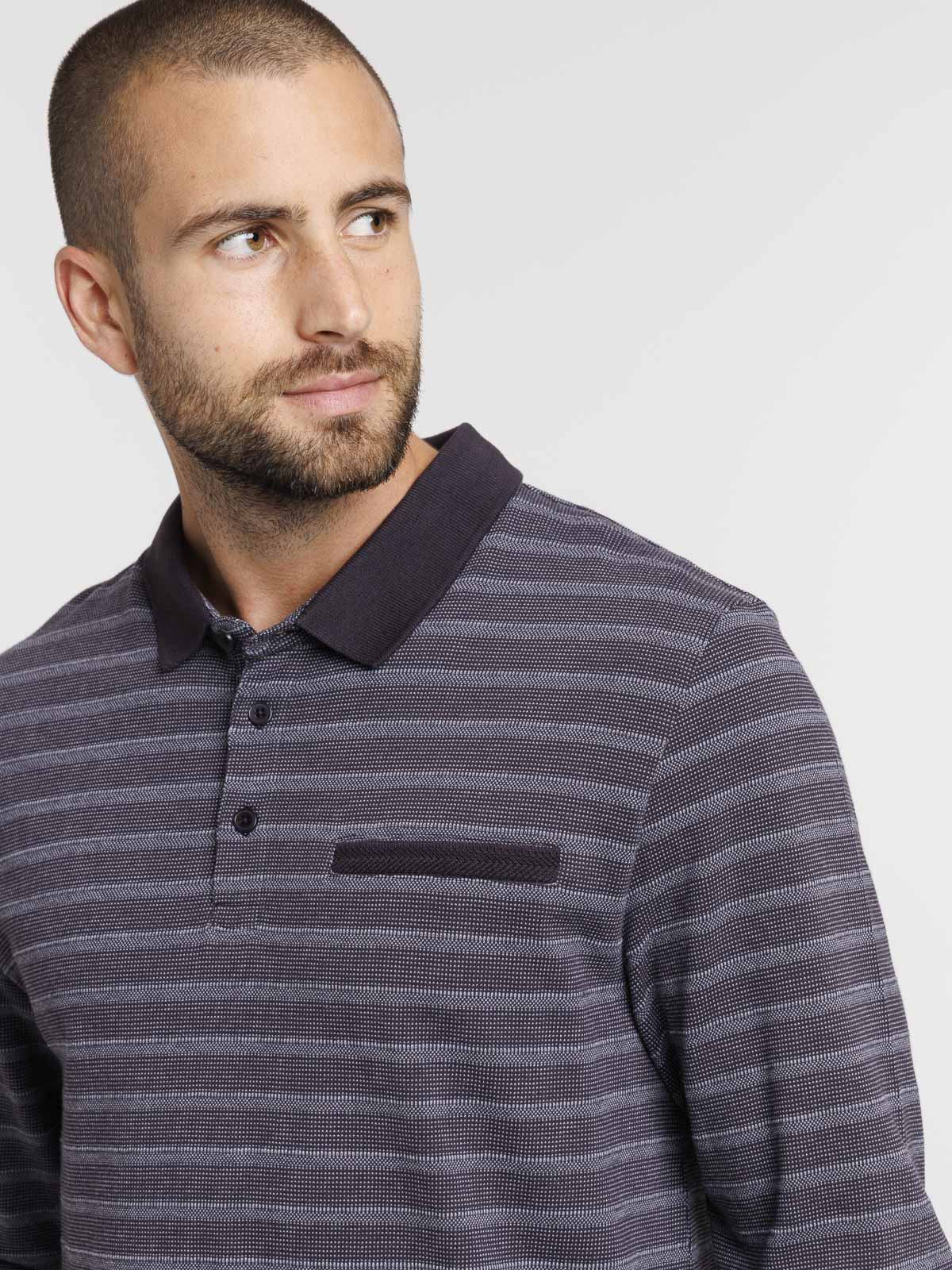 Polo volcano manches longues homme