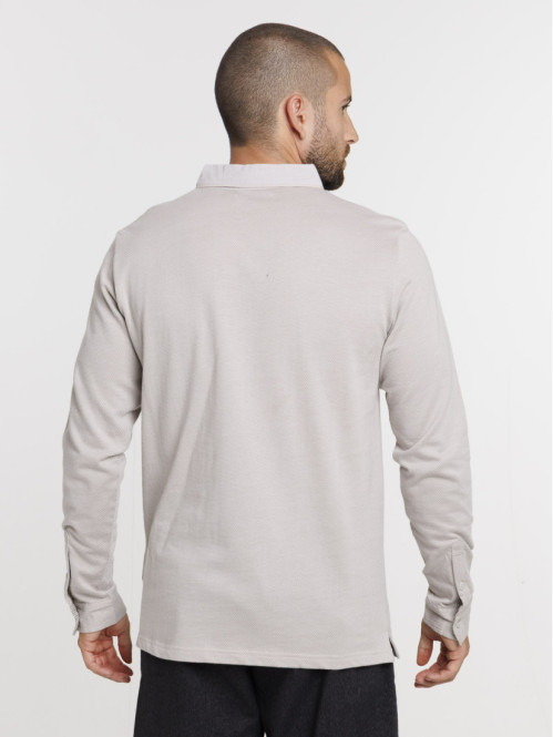 Polo manches longues 100%...