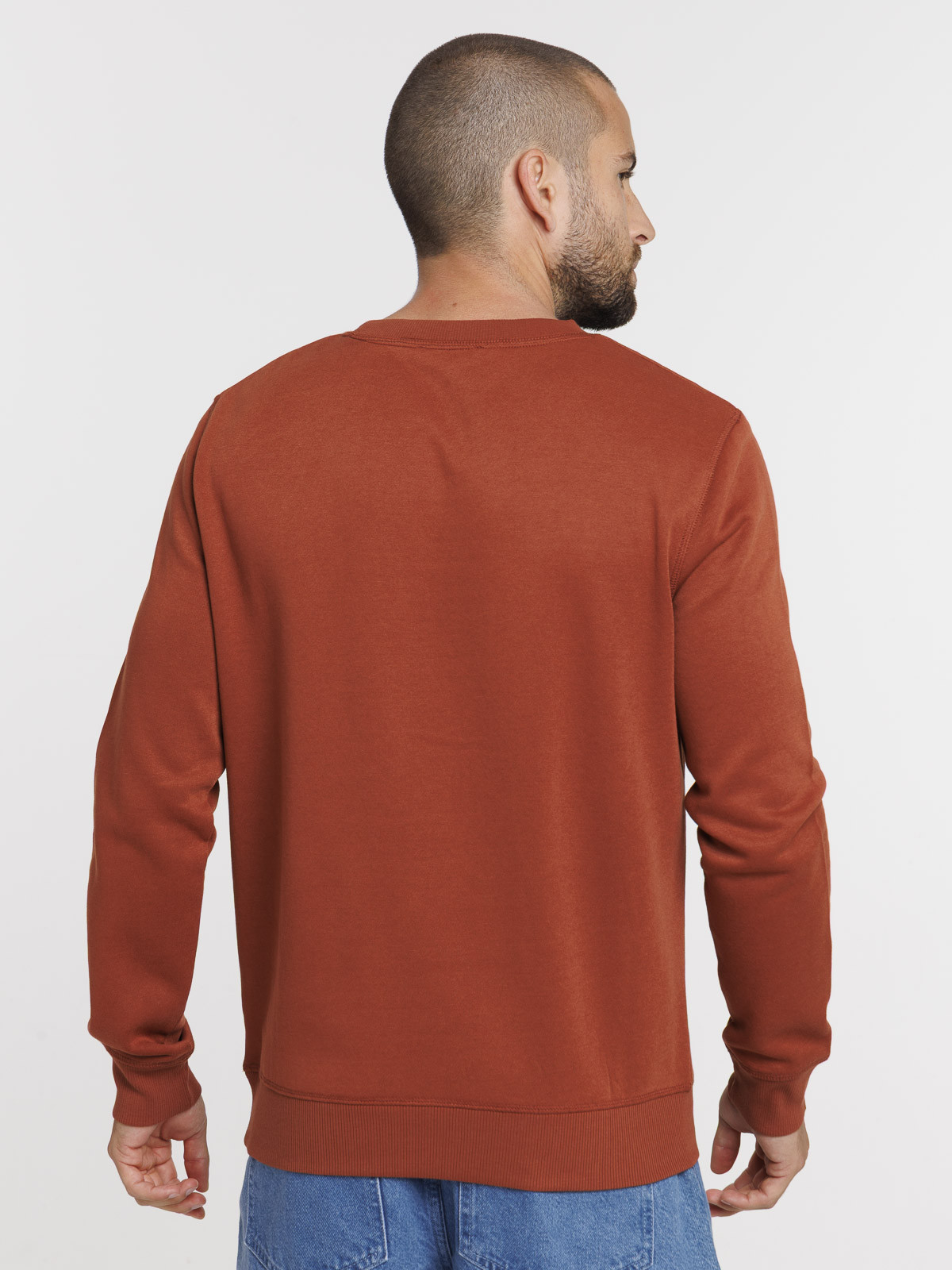 Sweat uni basique sequoïa homme Sweat uni basique sequoïa homme