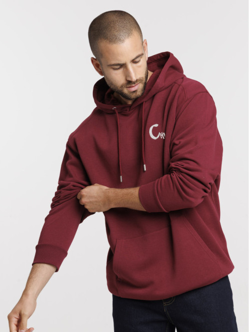 Sweat à capuche motif dos...