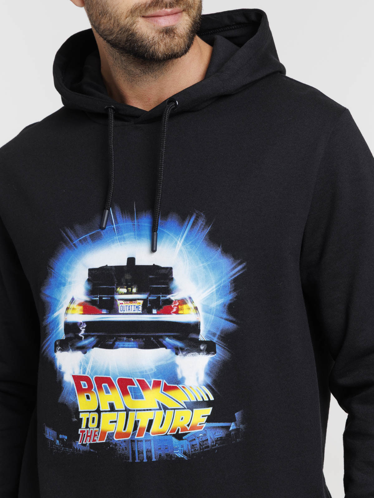 Sweat capuche Retour vers le futur homme