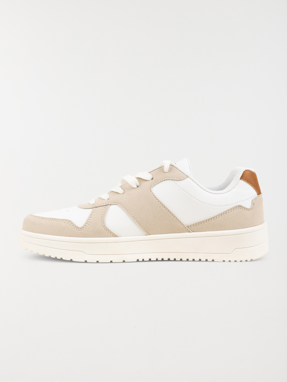 Baskets lacets blanches homme (41-46)