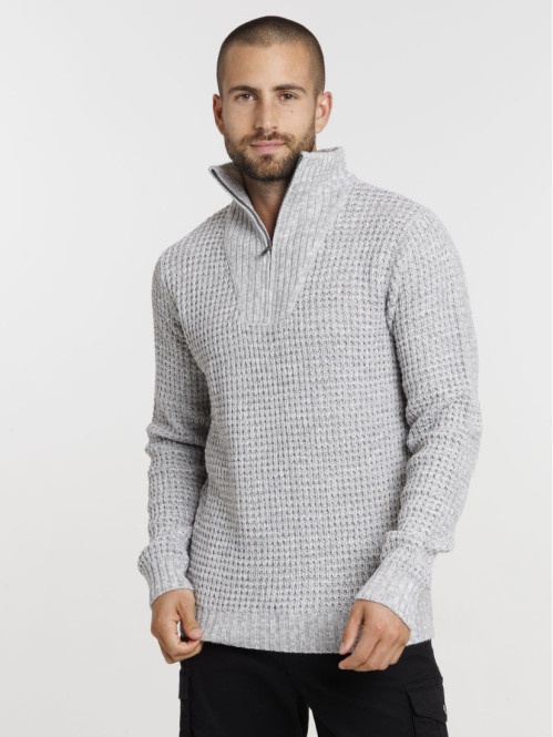 Pull col camionneur homme