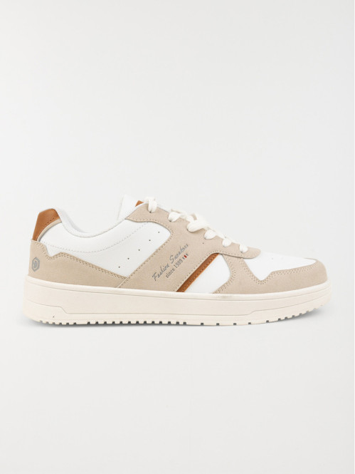 Baskets lacets blanches homme (41-46)