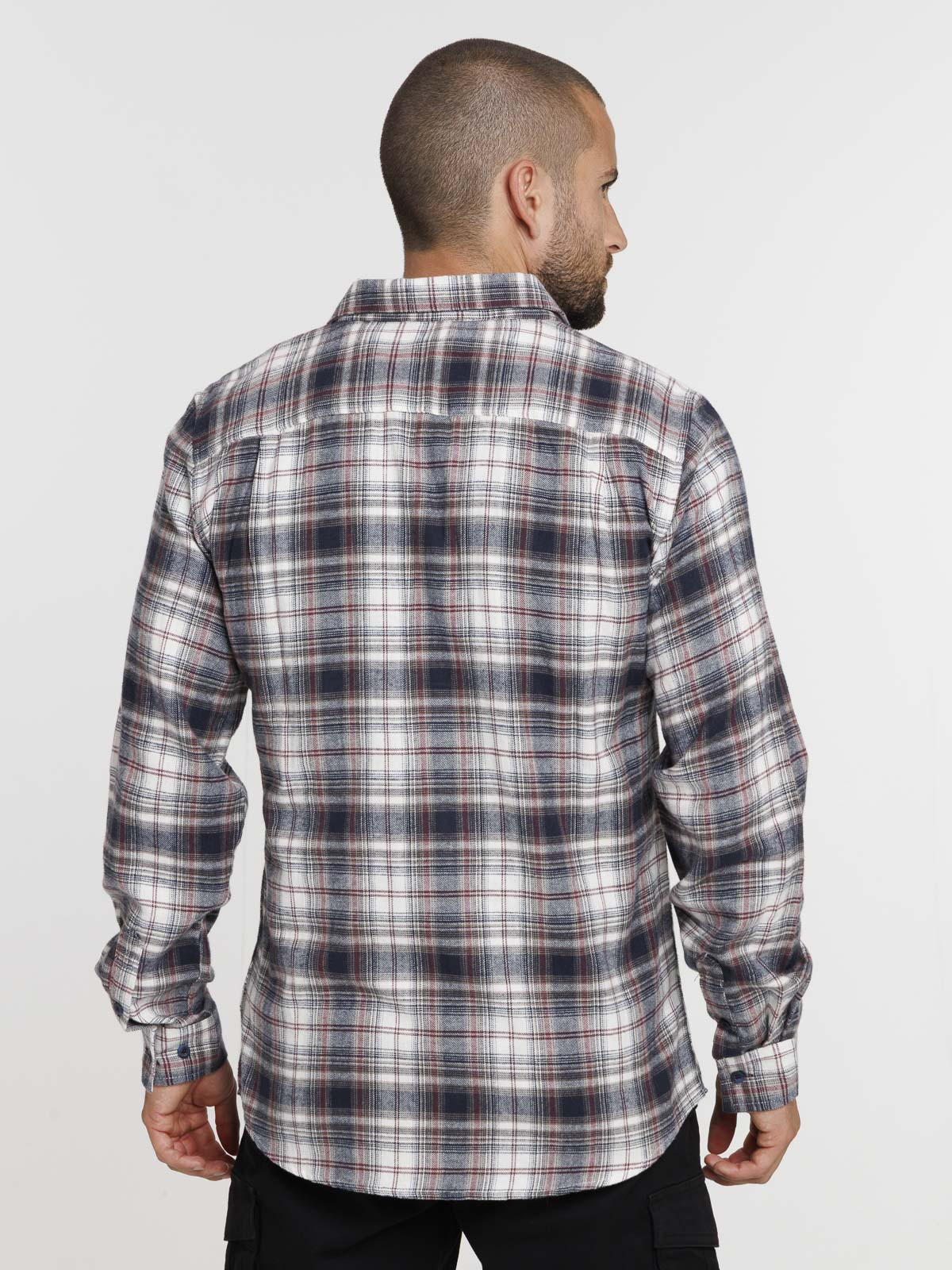 Chemise à carreaux homme