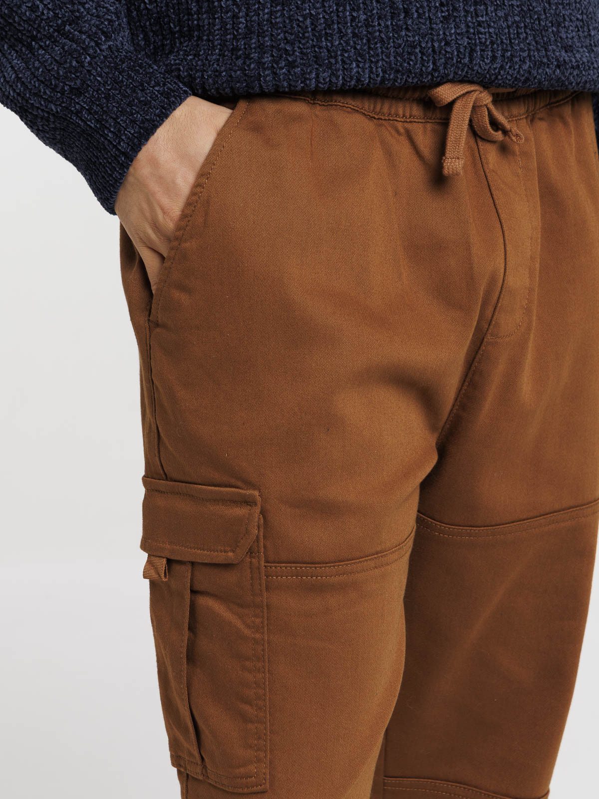 Pantalon cargo coloris expresso homme Pantalon cargo coloris expresso homme