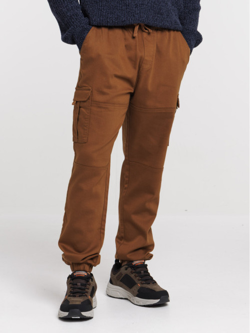 Pantalon cargo coloris expresso homme