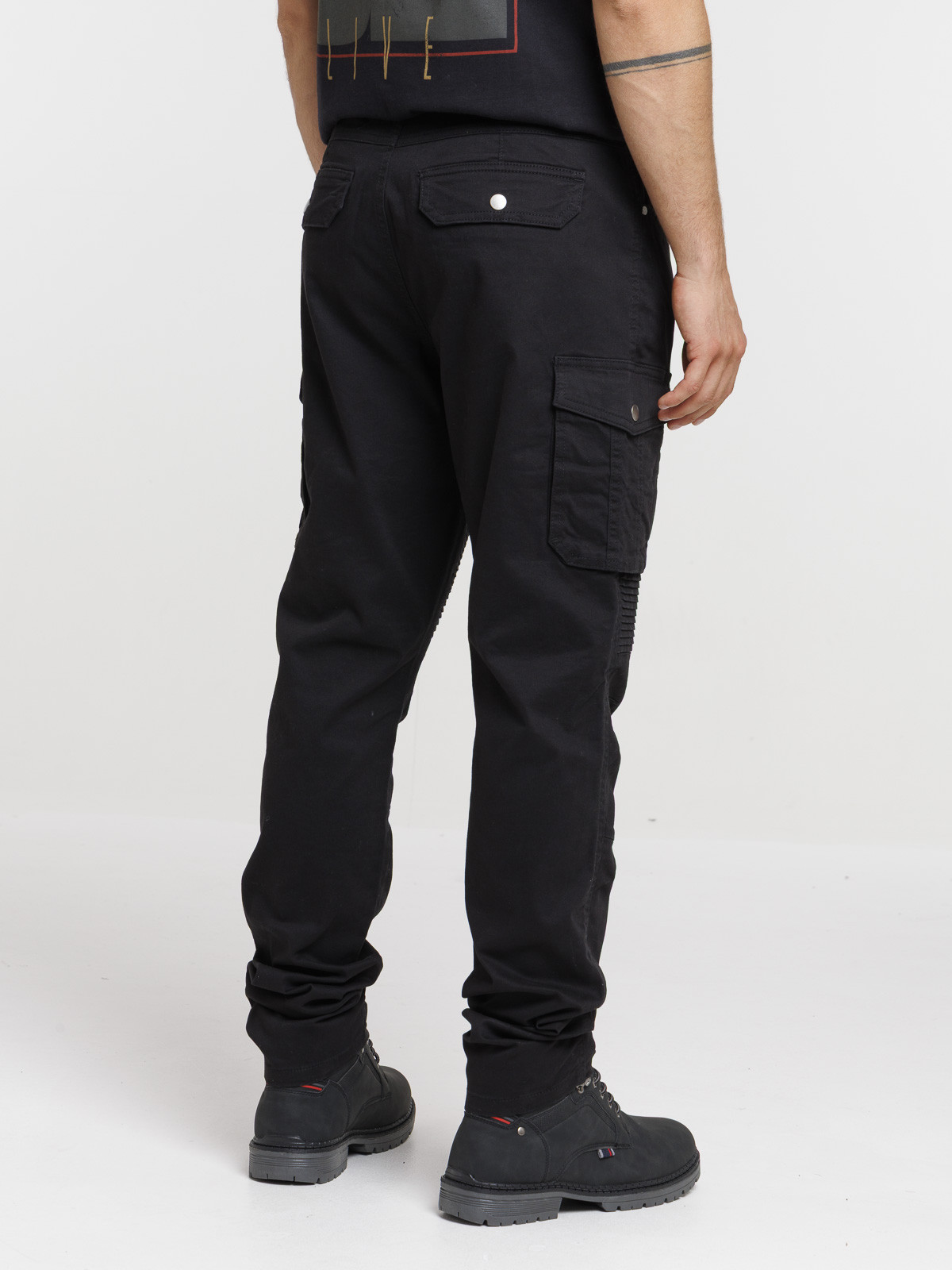 Pantalon homme cargo noir