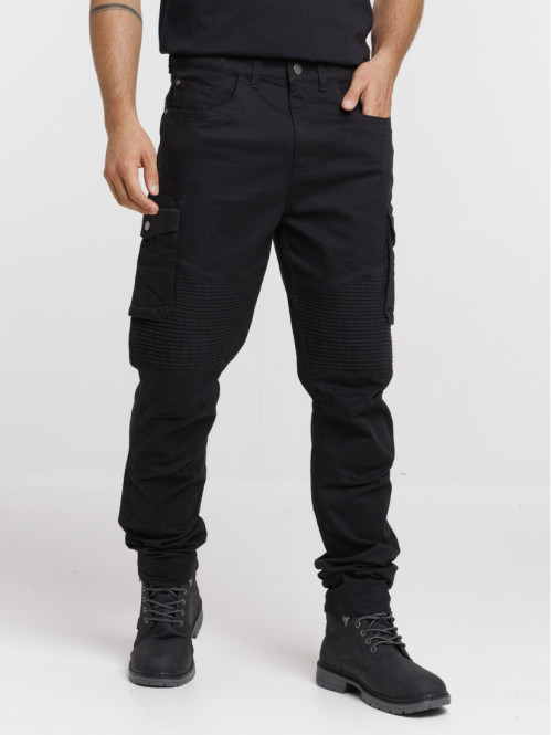 Pantalon homme cargo noir