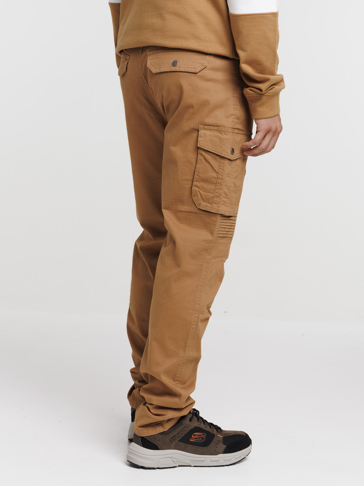 Pantalon cargo camel homme