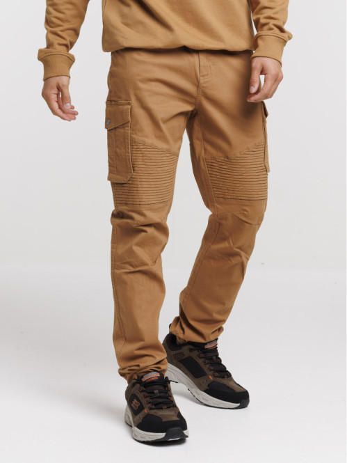 Pantalon cargo camel homme