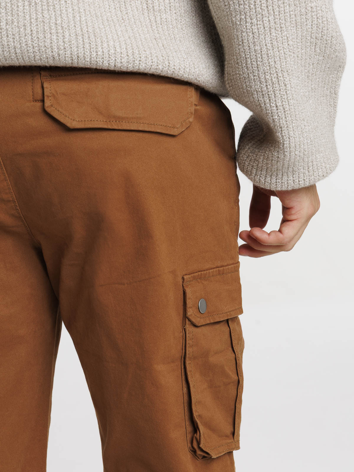 Pantalon cargo coloris expresso homme