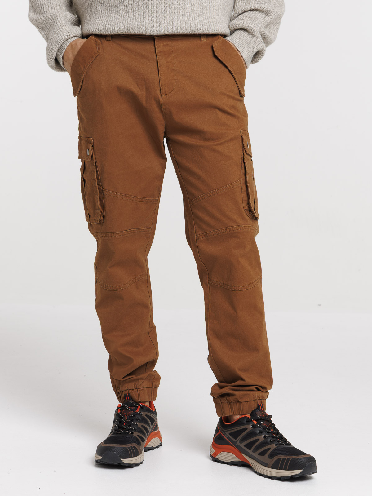 Pantalon cargo coloris expresso homme