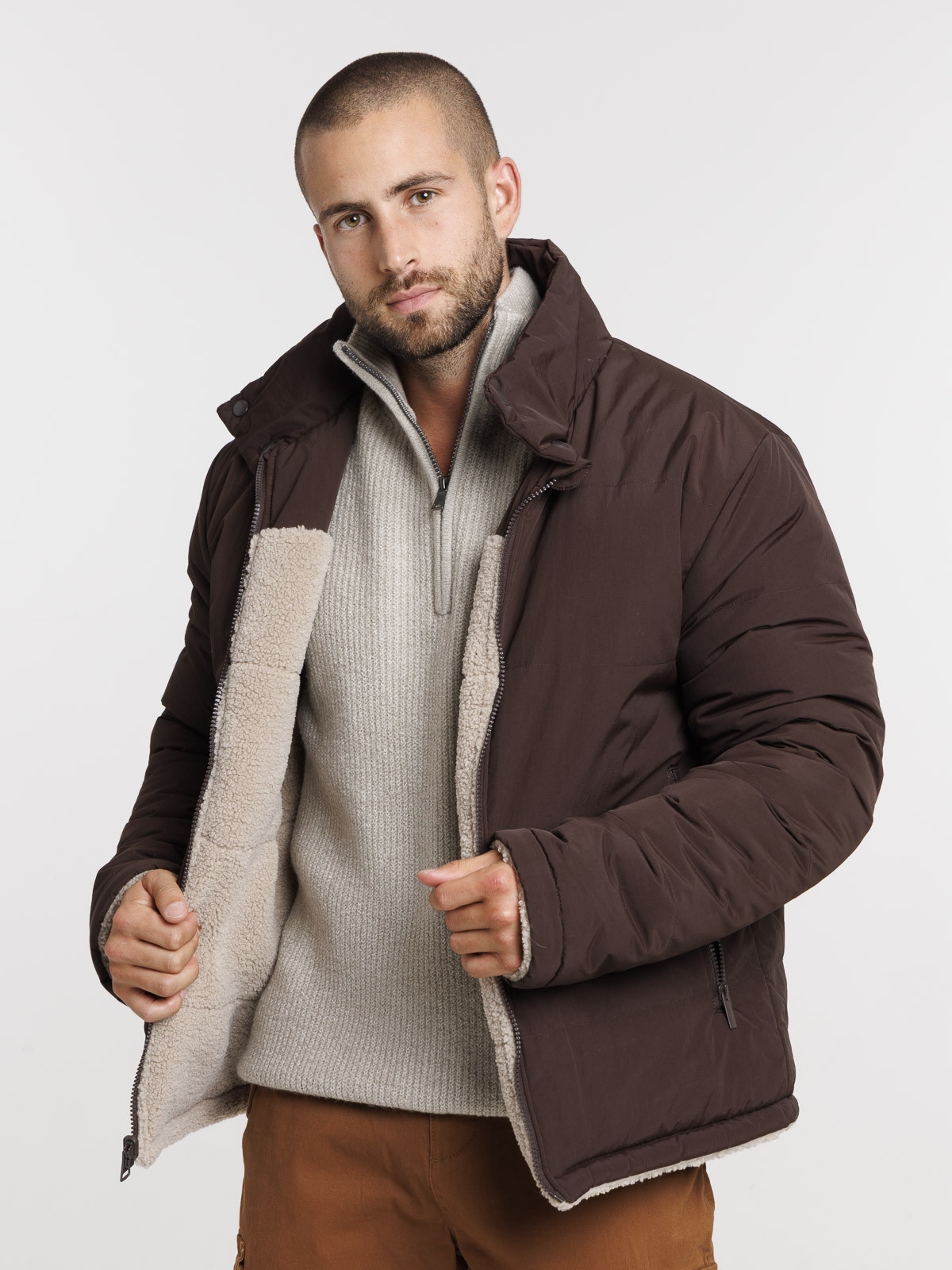 Blouson réversible homme