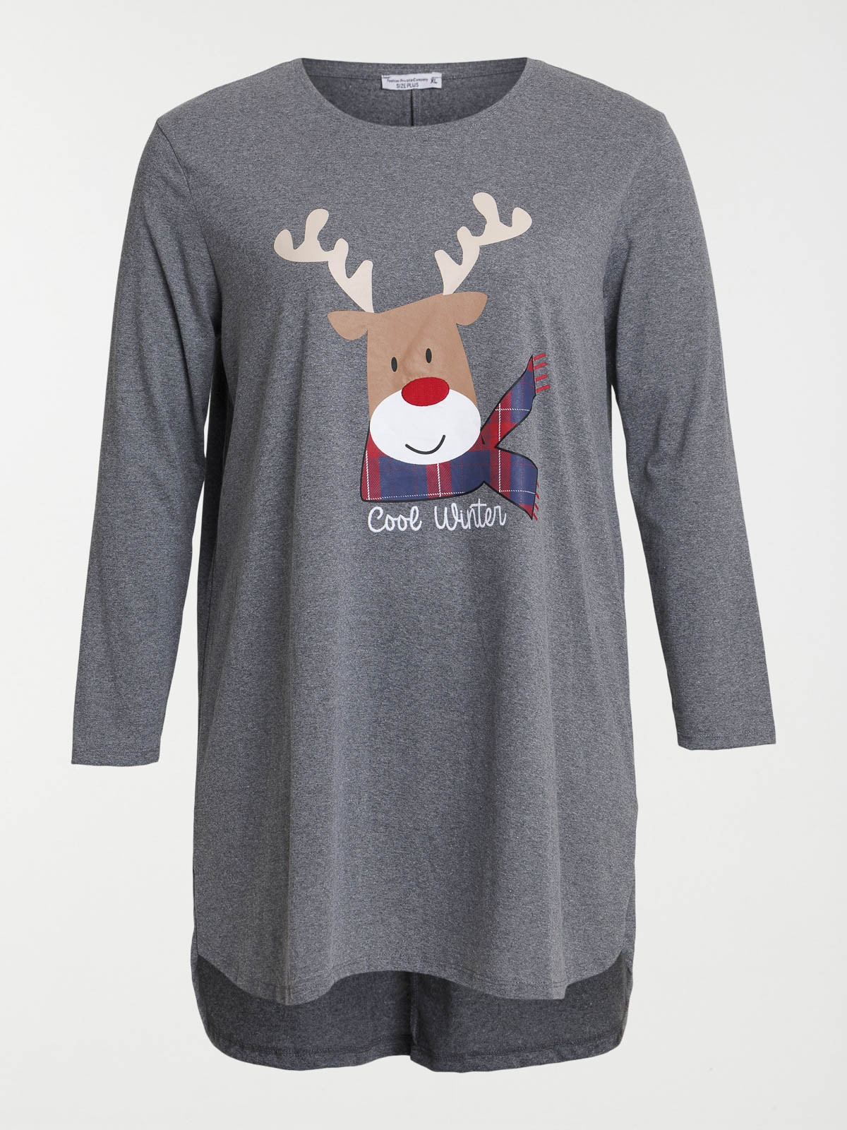 Chemise de nuit noël grande taille femme Chemise de nuit noël grande taille femme