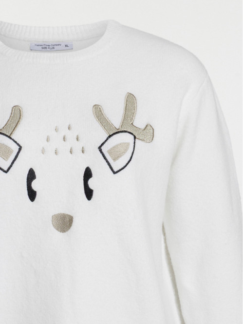 Pull renne de Noël grande...