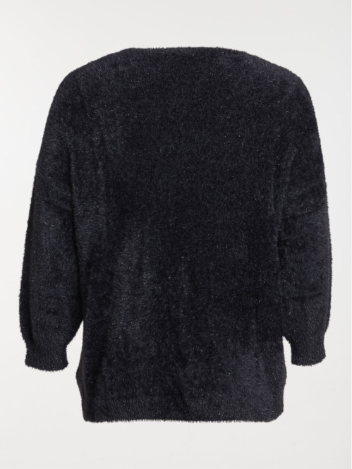 Gilet noir brillant grande...