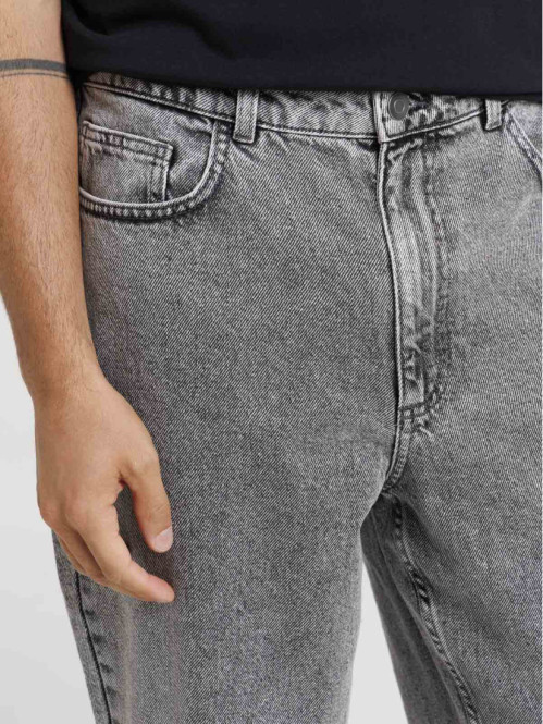 Jean coupe relaxed gris homme
