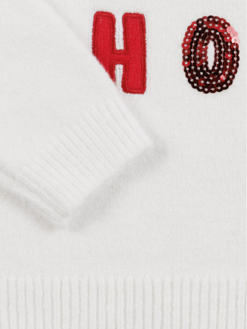 Pull de Noël ho ho ho fille...