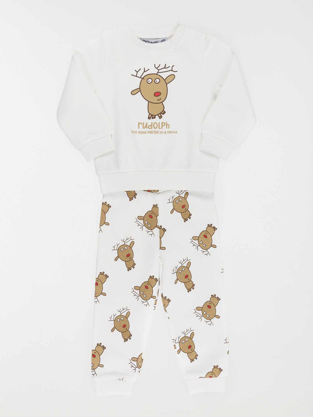 Ensemble renne Rudolph garçon (3-36M) Ensemble renne Rudolph garçon (3-36M)