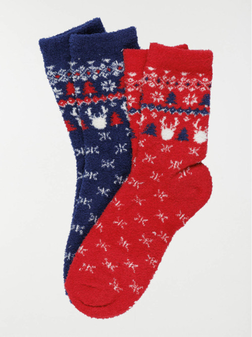 Chaussettes douces motifs...