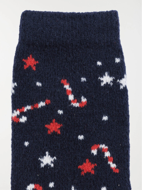 Chaussettes douces imprimé...