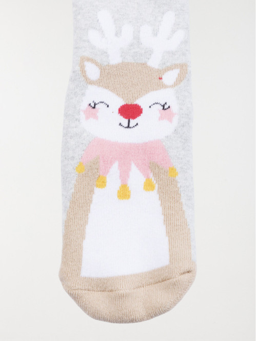 Chaussette de Noël renne...