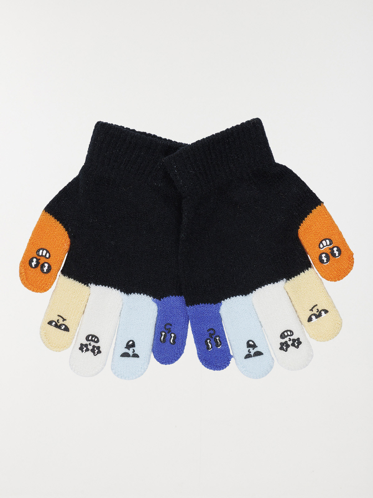 Gants coloris noir garçon