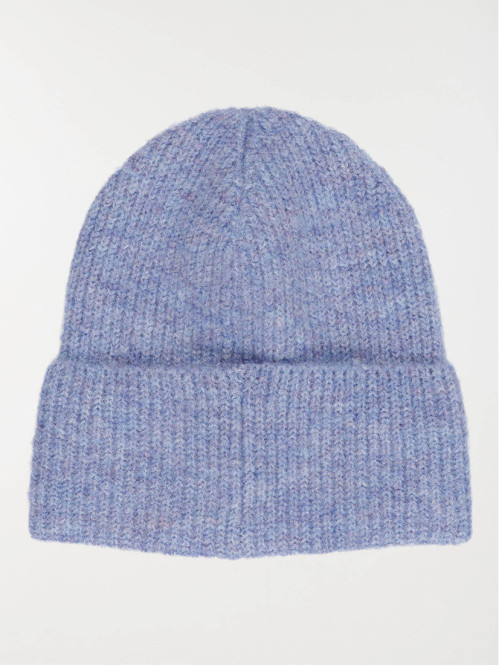 Bonnet en tricot bleu...