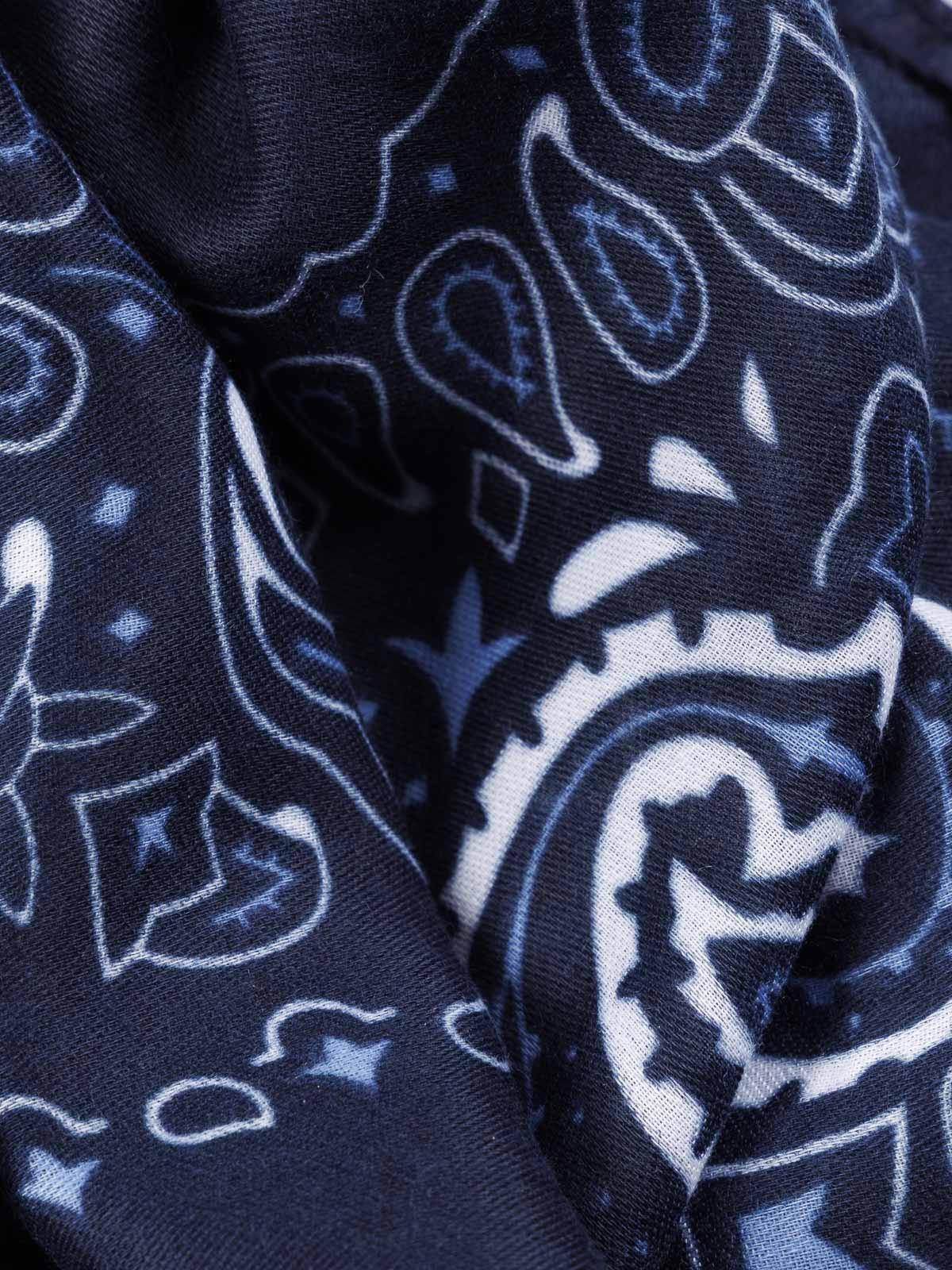 Foulard motif bandana marine femme Foulard motif bandana marine femme